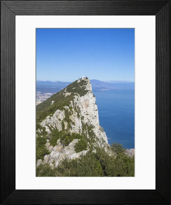Framed Print : Gibraltar, Gibraltar rock