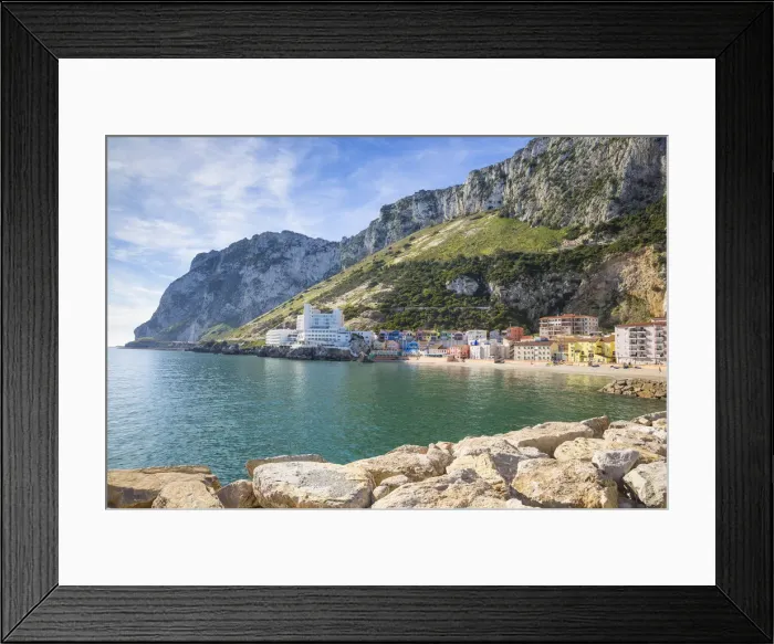 Framed Print : Gibraltar, Catalan Bay, The Caleta Hotel Framed Print : Gibraltar, Catalan Bay, The Caleta Hotel