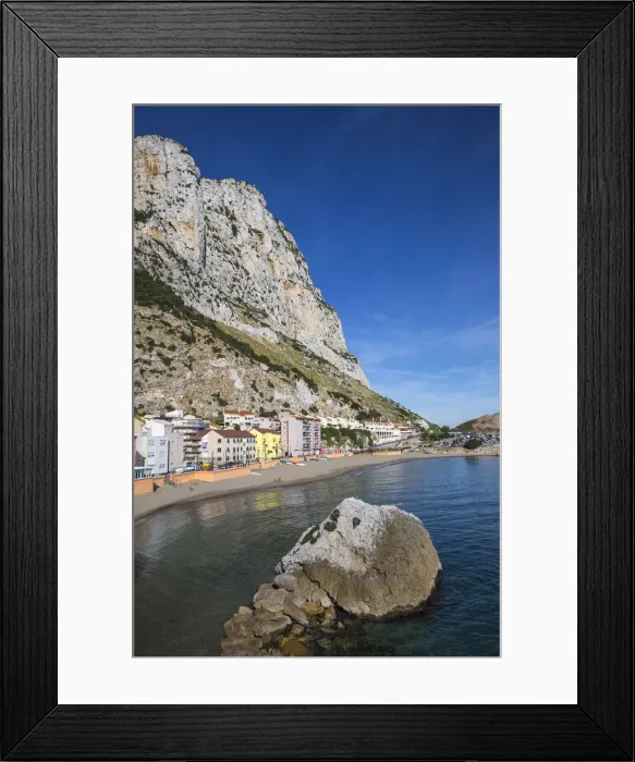 Framed Print : Gibraltar, Catalan Bay Framed Print : Gibraltar, Catalan Bay