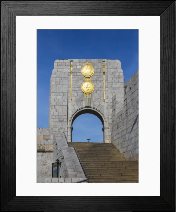 Framed Print : Gibraltar, Line Wall Road, American War Memorial Framed Print : Gibraltar, Line Wall Road, American War Memorial