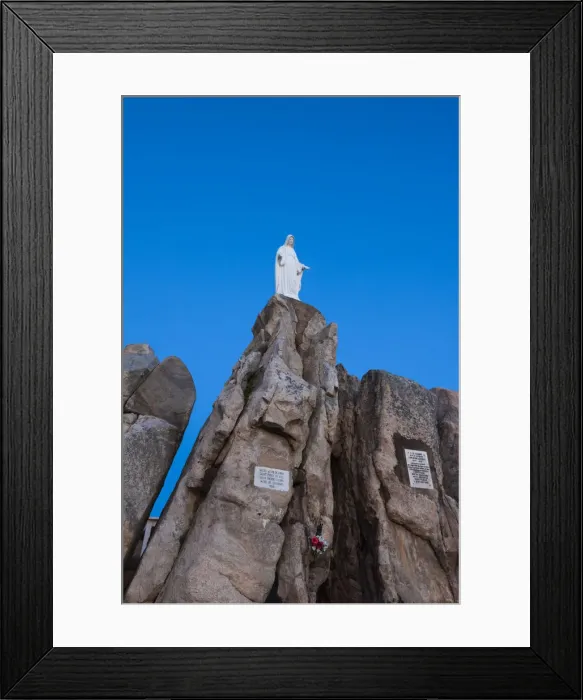 Framed Print : France, Corsica, Haute-Corse Department, La Balagne Region, Calvi, Notre Dame de la