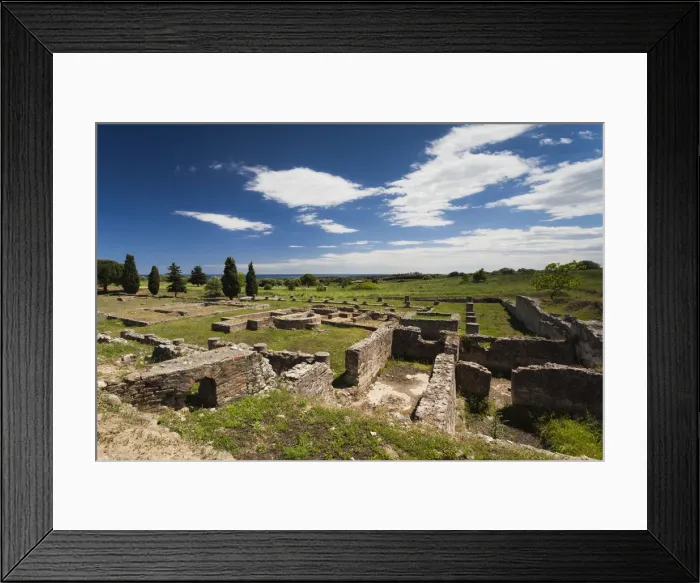 Framed Print : France, Corsica, Haute-Corse Department, Costa Serena Region, Aleria, Ancient Aleria Framed Print : France, Corsica, Haute-Corse Department, Costa Serena Region, Aleria, Ancient Aleria