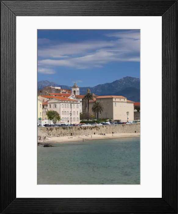 Framed Print : France, Corsica, Corse-du-Sud Department, Corsica West Coast Region, Ajaccio, city Framed Print : France, Corsica, Corse-du-Sud Department, Corsica West Coast Region, Ajaccio, city
