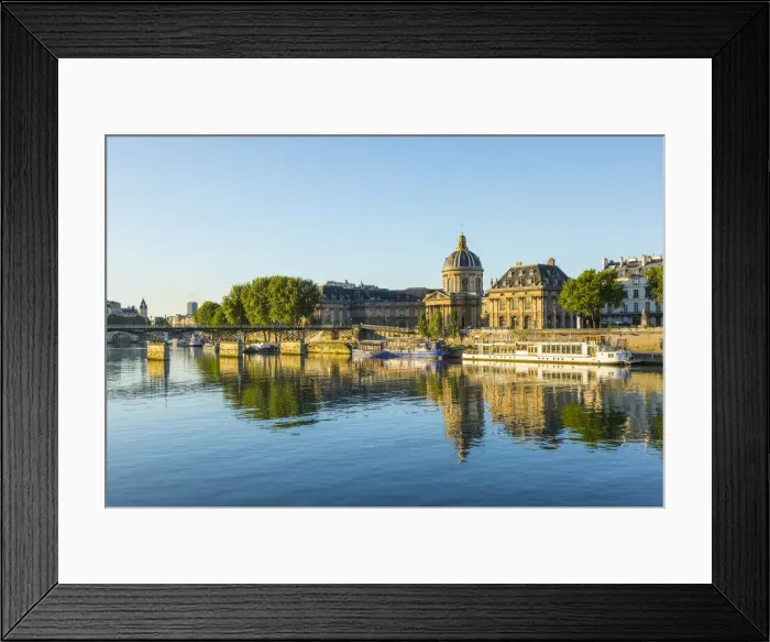 Framed Print : Pont des Arts & Institut de France, Paris, France Framed Print : Pont des Arts & Institut de France, Paris, France