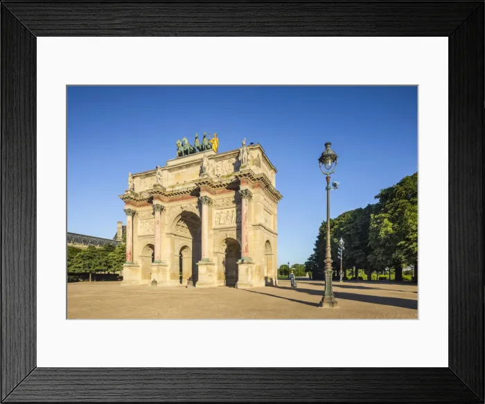 Framed Print : Arc de Triomphe du Carrousel, Paris, France Framed Print : Arc de Triomphe du Carrousel, Paris, France