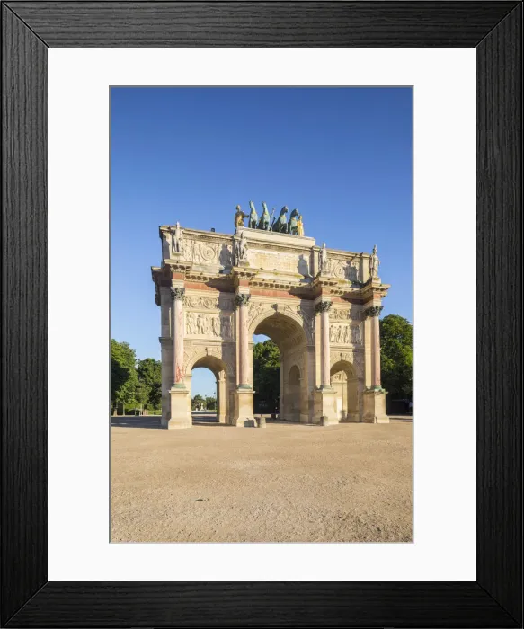 Framed Print : Arc de Triomphe du Carrousel, Paris, France