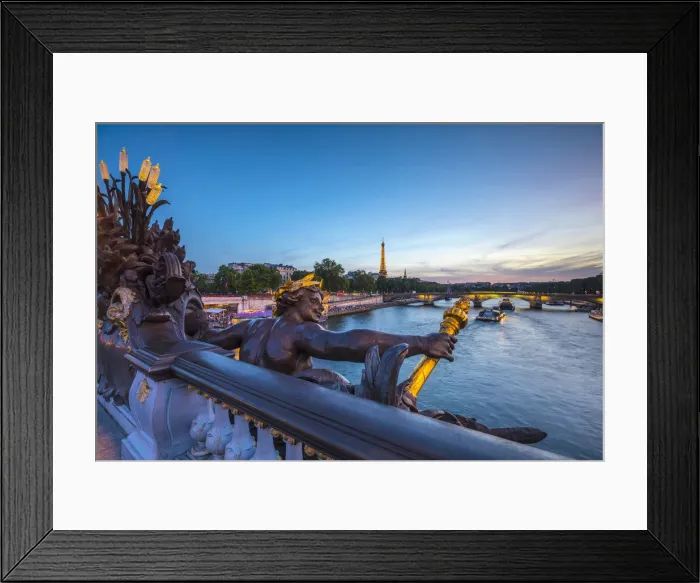 Framed Print : Pont Alexandre III & Eiffel Tower, Paris, France Framed Print : Pont Alexandre III & Eiffel Tower, Paris, France