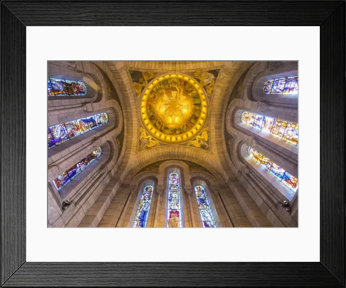 Framed Print : Sacre Coeur cathedral, Paris, France Framed Print : Sacre Coeur cathedral, Paris, France