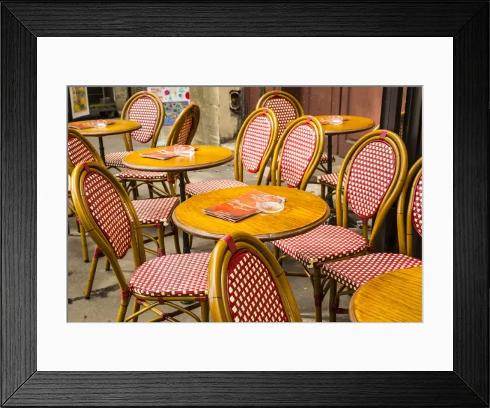 Framed Print : Cafe, Paris, France Framed Print : Cafe, Paris, France