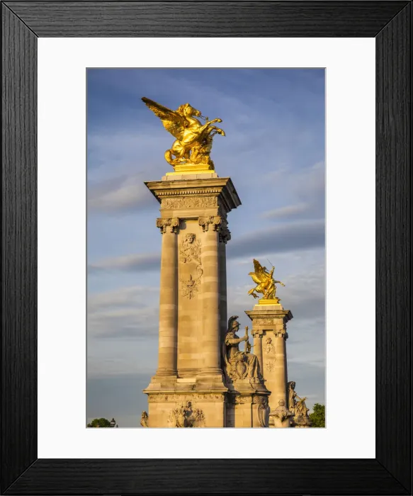 Framed Print : Pont Alexandre III, Paris, France Framed Print : Pont Alexandre III, Paris, France