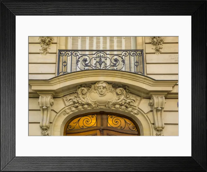 Framed Print : Architectural detail, 7th arrondissement, Paris, France Framed Print : Architectural detail, 7th arrondissement, Paris, France