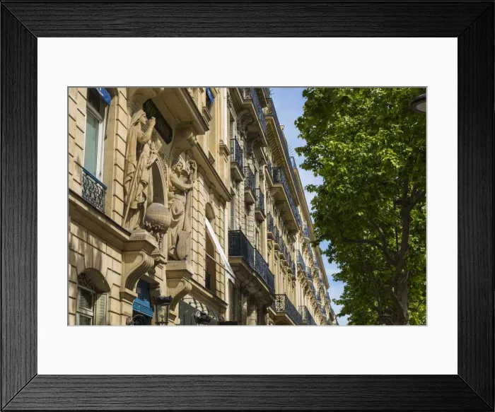 Framed Print : Boulevard Saint-Germain, Paris, France Framed Print : Boulevard Saint-Germain, Paris, France