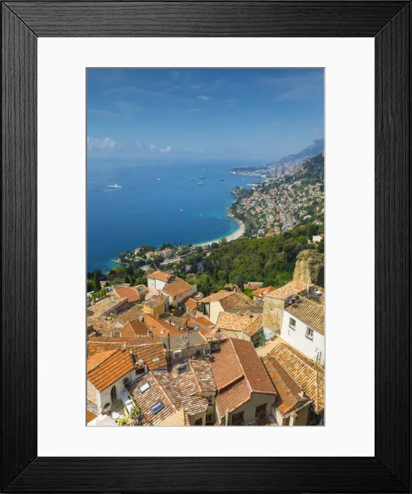 Framed Print : Roquebrune-Cap-Martin, Alpes-Maritimes, Provence-Alpes-Cote D Azur, French Riviera Framed Print : Roquebrune-Cap-Martin, Alpes-Maritimes, Provence-Alpes-Cote D Azur, French Riviera