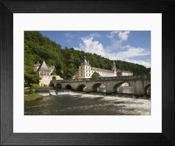 Framed Print : Brantome Abbey, Dordogne, France Framed Print : Brantome Abbey, Dordogne, France