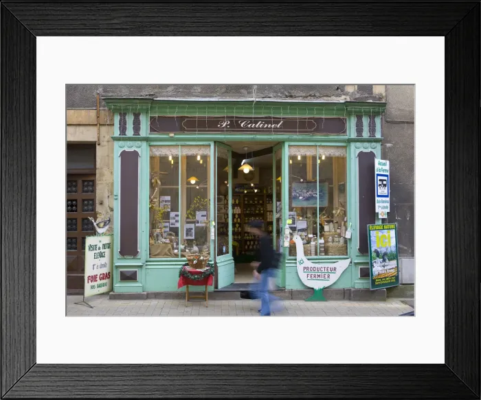 Framed Print : Foie Gras Shop, Dordogne, France Framed Print : Foie Gras Shop, Dordogne, France