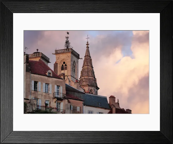 Framed Print : Semur-en-Auxois, Cote-d Or department, Burgundy, France Framed Print : Semur-en-Auxois, Cote-d Or department, Burgundy, France