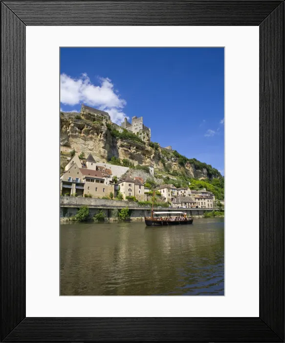 Framed Print : Beynac-et-Cazenac, Beynac, Dordogne, France