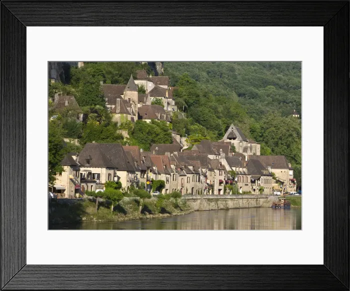 Framed Print : La Roque-Gageac, Dordogne, Aquitaine, France