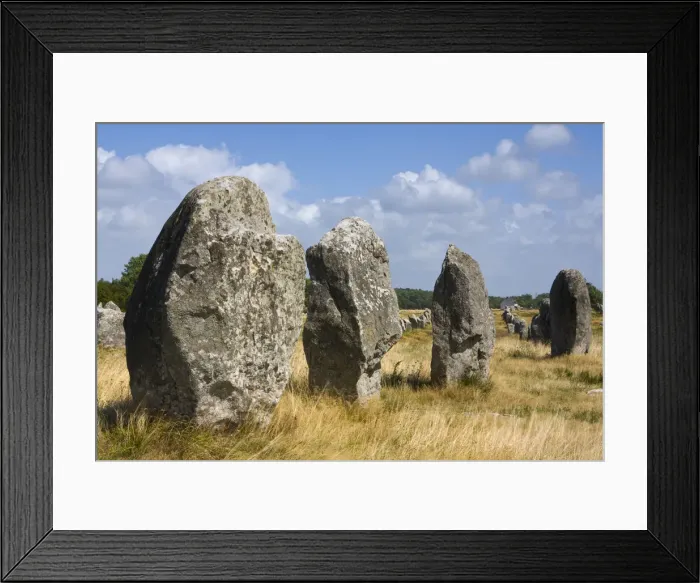 Framed Print : Alignments de Kerlescan, Carnac, Brittany, France Framed Print : Alignments de Kerlescan, Carnac, Brittany, France