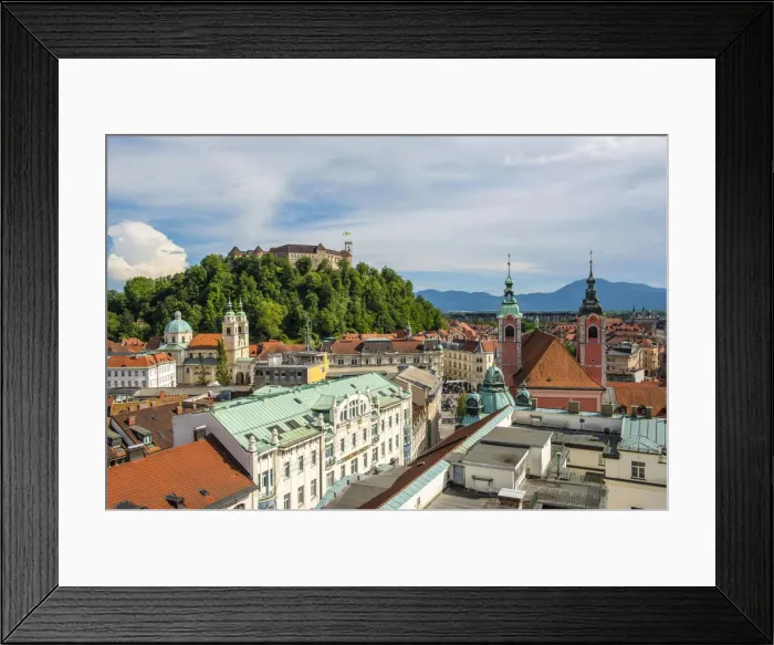 Framed Print : Ljubljana, Slovenia, East Europe Framed Print : Ljubljana, Slovenia, East Europe