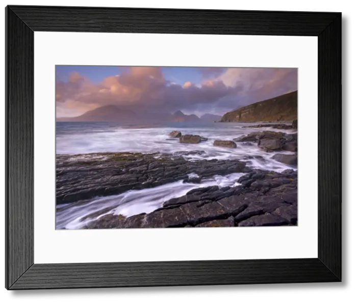 Framed Print : Dramatic coastal scenery at Elgol on the Isle of Skye, Scotland. Autumn (November) 2015 Framed Print : Dramatic coastal scenery at Elgol on the Isle of Skye, Scotland. Autumn (November) 2015