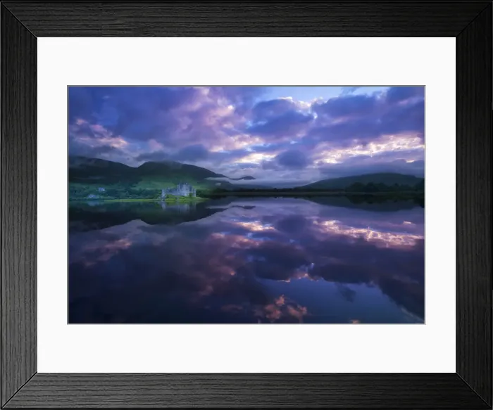 Framed Print : Europe, United Kingdom, UK, Scotland, Argyll, Loch Awe, Kilchurn Castle, (m)