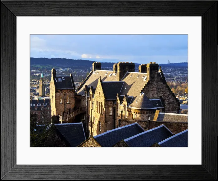 Framed Print : UK, Scotland, Lothian, Edinburgh, View of the Edinburgh Castle Framed Print : UK, Scotland, Lothian, Edinburgh, View of the Edinburgh Castle