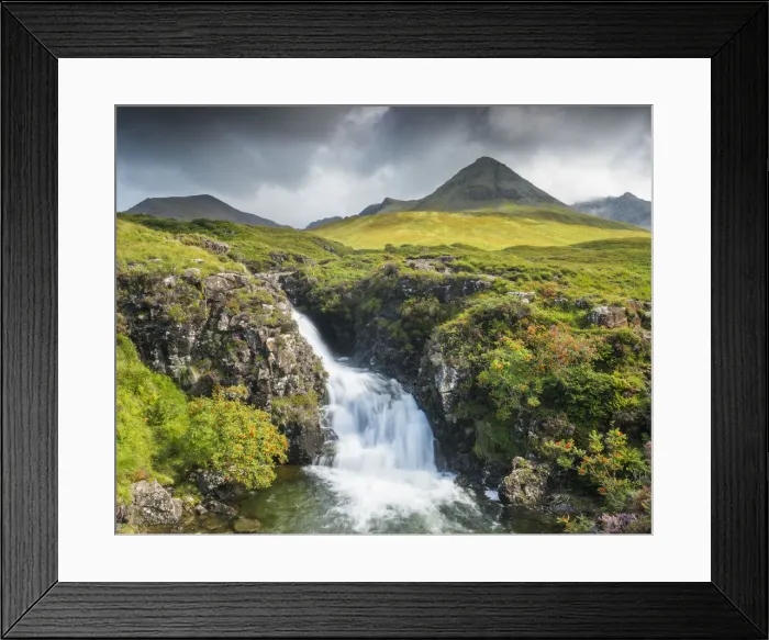 Framed Print : Glen Brittle Waterfall, Isle of Skye, Scotland Framed Print : Glen Brittle Waterfall, Isle of Skye, Scotland