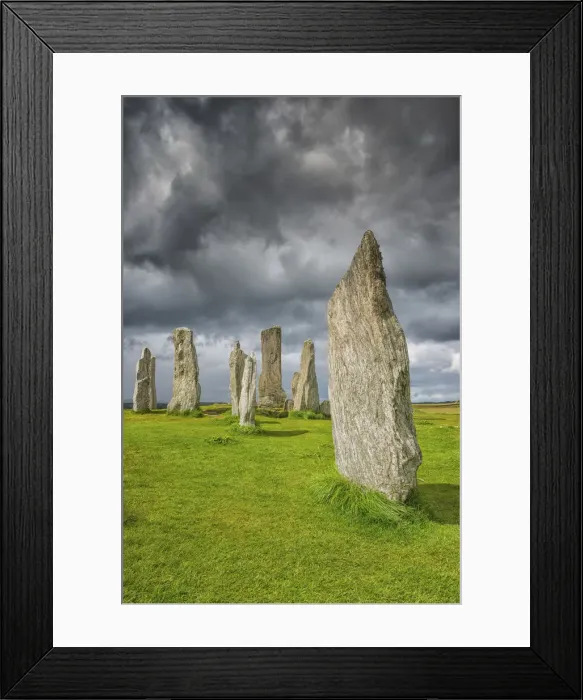 Framed Print : Cloudscape Over Callanish Standing Stones, Isle of Lewis, Outer Hebrides, Scotland
