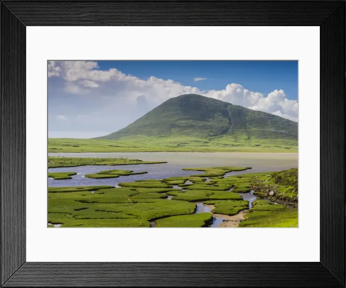 Framed Print : Salt Marsh, Northton, Isle of Harris, Outer Hebrides, Scotland Framed Print : Salt Marsh, Northton, Isle of Harris, Outer Hebrides, Scotland
