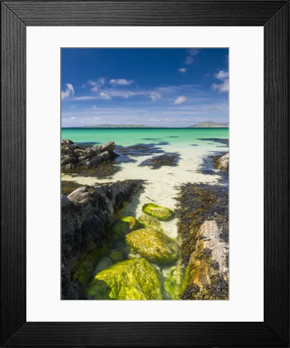 Framed Print : Tide Pool, Isle of Harris, Outer Hebrides, Scotland Framed Print : Tide Pool, Isle of Harris, Outer Hebrides, Scotland