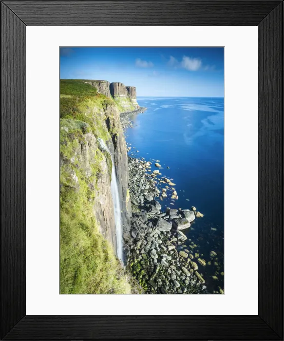 Framed Print : Mealt Falls & Kilt Rock, Isle of Skye, Scotland