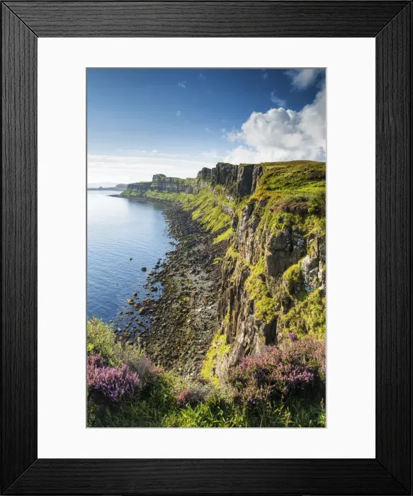 Framed Print : Coastline on Isle of Skye, Scotland Framed Print : Coastline on Isle of Skye, Scotland