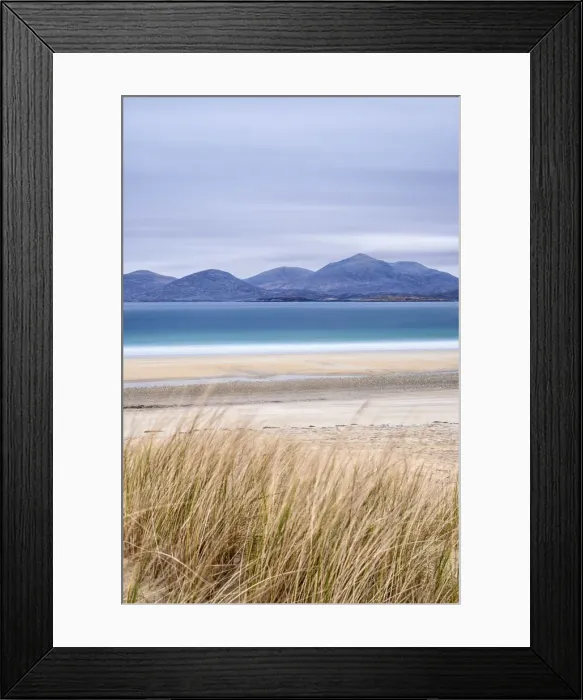 Framed Print : Luskentyre (Losgaintir) beach aa has been voted Britains best beach, Harris, Hebrides Framed Print : Luskentyre (Losgaintir) beach aa has been voted Britains best beach, Harris, Hebrides