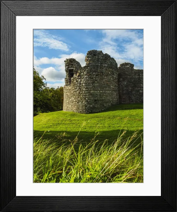 Framed Print : UK, Scotland, Fort William, View of the Old Inverlochy Castle