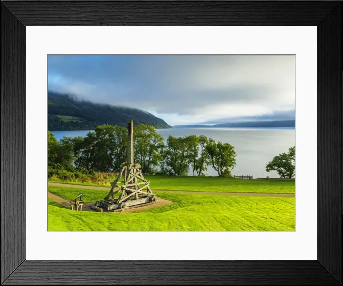 Framed Print : UK, Scotland, Highlands, Urquhart Castle and Loch Ness Framed Print : UK, Scotland, Highlands, Urquhart Castle and Loch Ness
