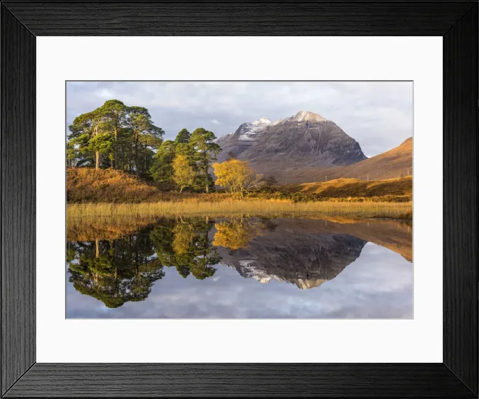 Framed Print : Loch Clair with Liathach, one of the most famous of the Torridon Hills, in the background Framed Print : Loch Clair with Liathach, one of the most famous of the Torridon Hills, in the background
