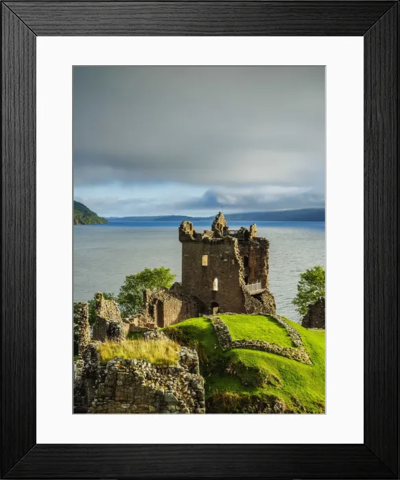 Framed Print : UK, Scotland, Highlands, Urquhart Castle and Loch Ness Framed Print : UK, Scotland, Highlands, Urquhart Castle and Loch Ness