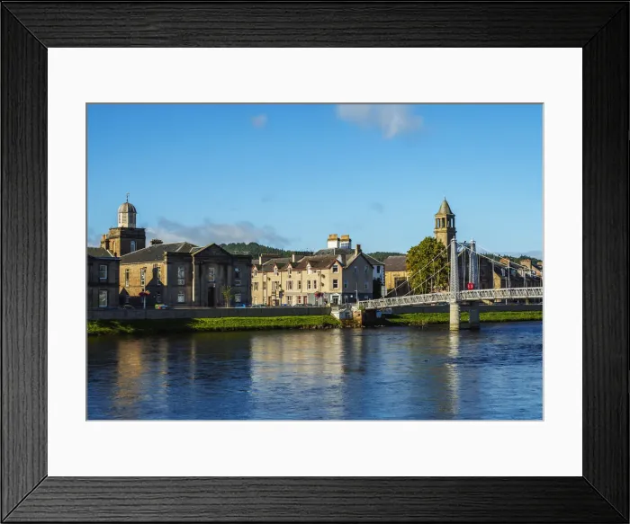 Framed Print : UK, Scotland, View of Inverness and River Ness