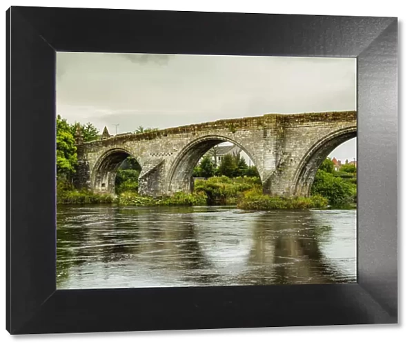 UK, Scotland, Stirling, View of the Old Stirling Bridge