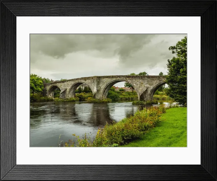 Framed Print : UK, Scotland, Stirling, View of the Old Stirling Bridge Framed Print : UK, Scotland, Stirling, View of the Old Stirling Bridge