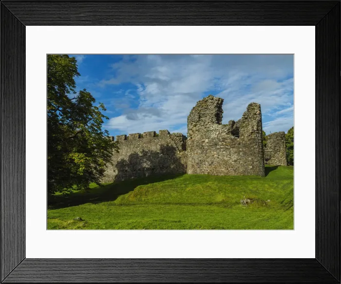 Framed Print : UK, Scotland, Fort William, View of the Old Inverlochy Castle