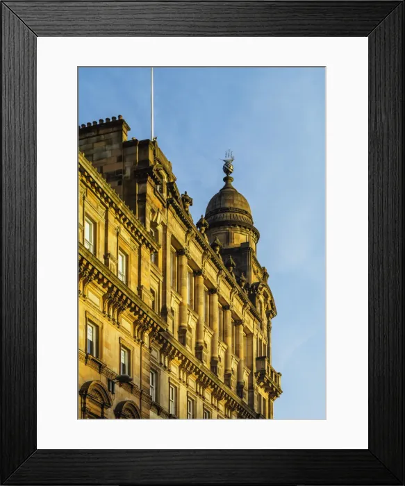Framed Print : UK, Scotland, Glasgow, Architecture of the city center Framed Print : UK, Scotland, Glasgow, Architecture of the city center