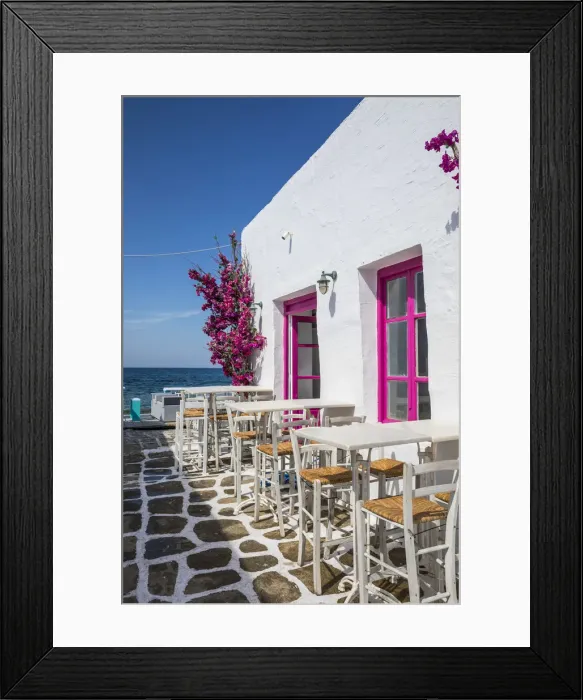 Framed Print : Naousa, Paros, Cyclade Islands, Greece Framed Print : Naousa, Paros, Cyclade Islands, Greece