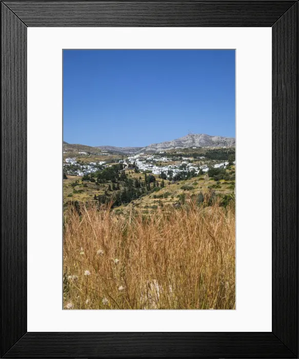 Framed Print : Lefkes Village, Paros, Cyclade Islands, Greece Framed Print : Lefkes Village, Paros, Cyclade Islands, Greece