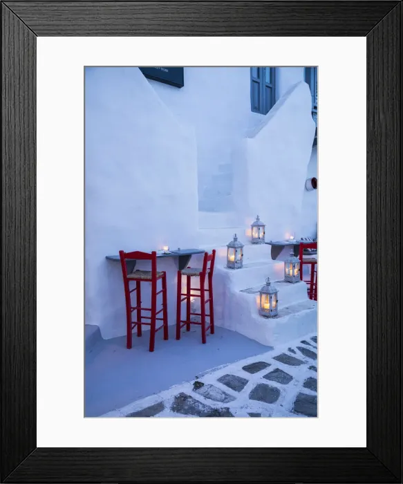 Framed Print : Naousa, Paros, Cyclade Islands, Greece Framed Print : Naousa, Paros, Cyclade Islands, Greece