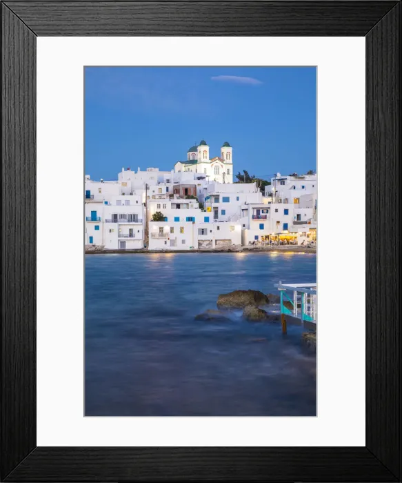 Framed Print : Harbour at Naousa, Paros, Cyclade Islands, Greece Framed Print : Harbour at Naousa, Paros, Cyclade Islands, Greece