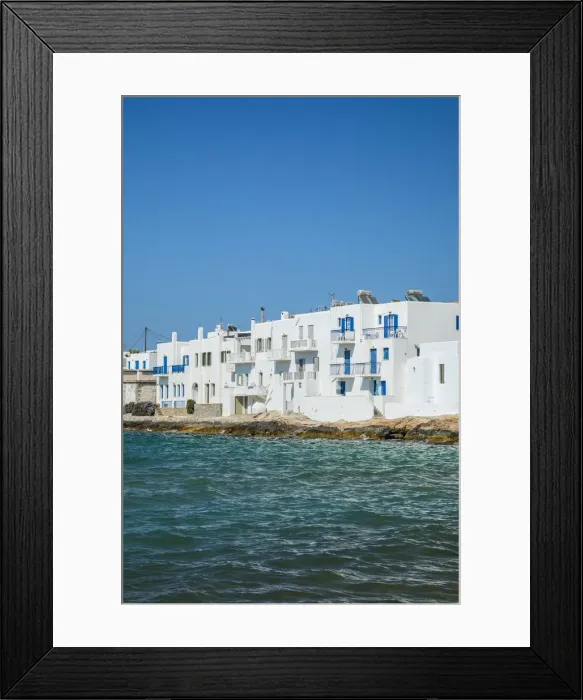 Framed Print : Naousa, Paros, Cyclade Islands, Greece Framed Print : Naousa, Paros, Cyclade Islands, Greece