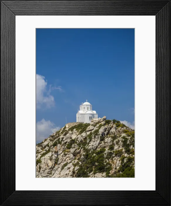 Framed Print : Prophet Elias Church, Naxos, Cyclade Islands, Greece Framed Print : Prophet Elias Church, Naxos, Cyclade Islands, Greece