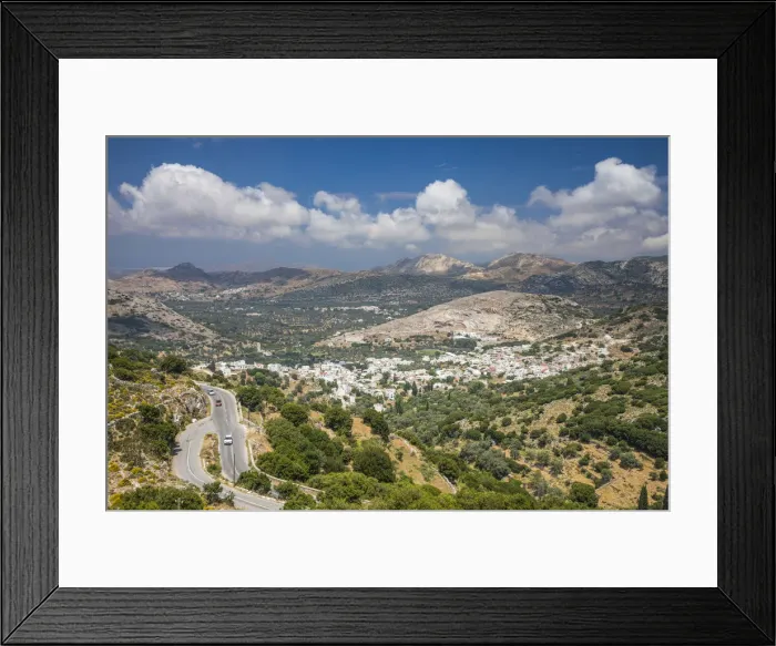 Framed Print : Filoti village, Naxos, Cyclade Islands, Greece Framed Print : Filoti village, Naxos, Cyclade Islands, Greece